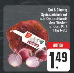 Edeka Gut & günstig speisezwiebeln rot Angebot