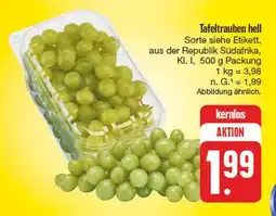 Edeka Tafeltrauben hell Angebot