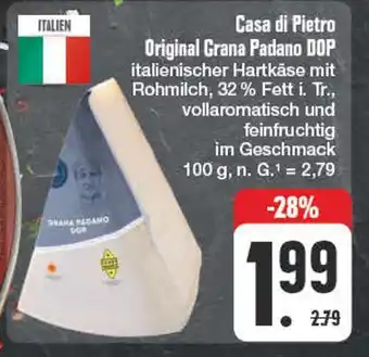 Edeka Casa di pietro original grana padano dop Angebot