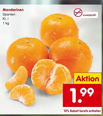 Netto Marken-Discount Mandarinen Angebot