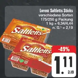 Edeka Lorenz saltletts sticks Angebot