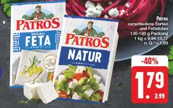 Edeka Patros original feta oder natur Angebot