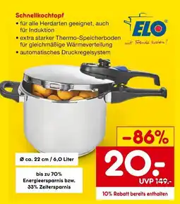 Netto Marken-Discount Elo schnellkochtopf Angebot