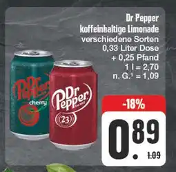 Edeka Dr pepper dr pepper Angebot