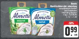 Edeka Almette alpenfrischkäse oder -zubereitung Angebot