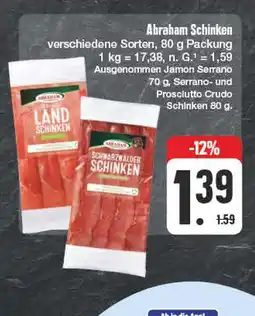 Edeka Abraham schinken Angebot