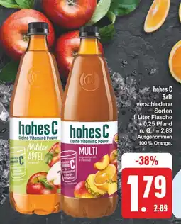 Edeka Hohes c milder apfel oder multi Angebot