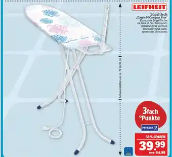 Marktkauf Leifheit bügeltisch classic m compact plus Angebot