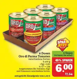 Marktkauf Oro di parma tomaten Angebot