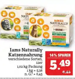 Marktkauf Iams naturally katzennahrung Angebot