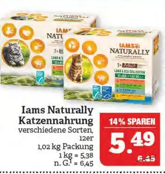 Marktkauf Iams naturally katzennahrung Angebot