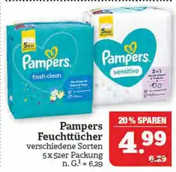 Marktkauf Pampers feuchttücher Angebot