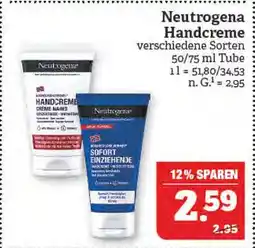 Marktkauf Neutrogena handcreme Angebot