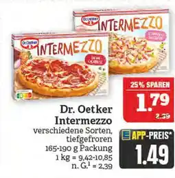 Marktkauf Dr. oetker intermezzo Angebot