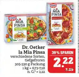 Marktkauf Dr. oetker la mia pinsa Angebot