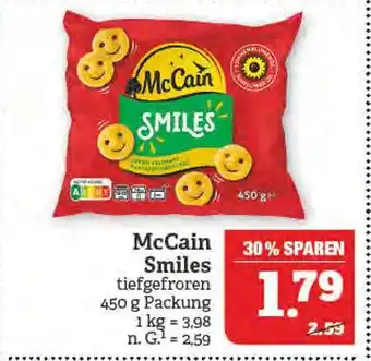 Marktkauf Mccain smiles Angebot