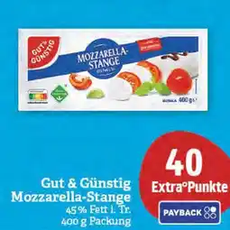 Marktkauf Gut & günstig mozzarella-stange Angebot