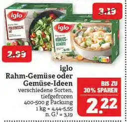 Marktkauf Iglo rahm-gemüse oder gemüse-ideen Angebot