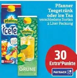 Marktkauf Pfanner teegetränk oder ice tea Angebot