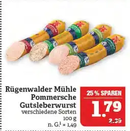 Marktkauf Rügenwalder mühle pommersche gutsleberwurst Angebot