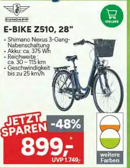 Marktkauf Zündapp e-bike z510, 28 Angebot