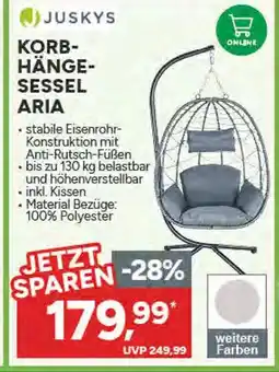 Marktkauf Juskys korb-hängesessel aria Angebot