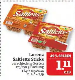 Marktkauf Lorenz saltletts sticks Angebot