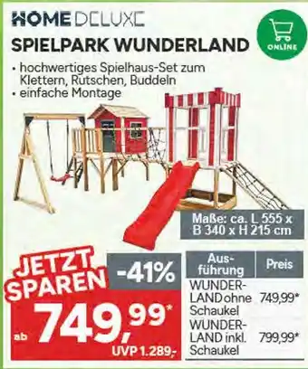 Marktkauf Home deluxe spielpark wunderland Angebot