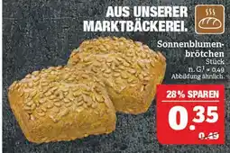 Marktkauf Marktbäckerei sonnenblumenbrötchen Angebot