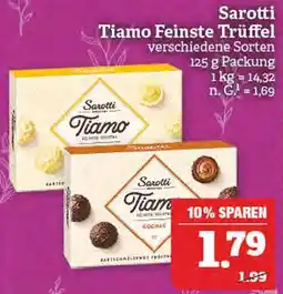 Marktkauf Sarotti tiamo feinste trüffel Angebot