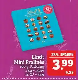 Marktkauf Lindt mini pralinés Angebot