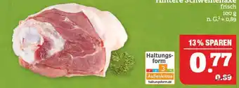 Marktkauf Hintere schweinehaxe Angebot