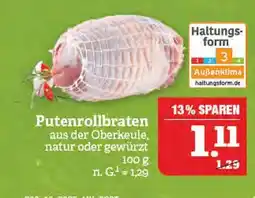 Marktkauf Putenrollbraten Angebot