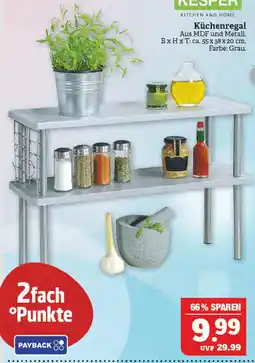 Marktkauf Kesper küchenregal Angebot