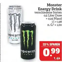 Marktkauf Monster energy drink Angebot