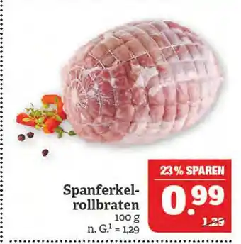 Marktkauf Spanferkelrollbraten Angebot