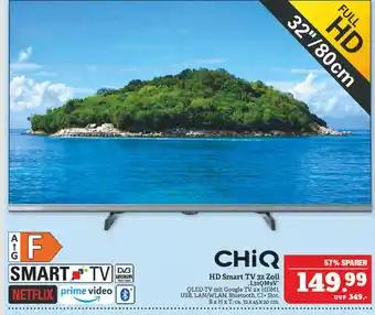 Marktkauf Chiq hd smart tv 32 zoll Angebot