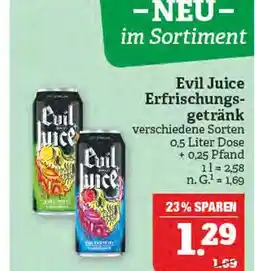 Marktkauf Evil juice erfrischungsgetränk Angebot