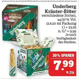 Marktkauf Underberg kräuter-bitter Angebot