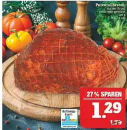 Marktkauf Putenrollbraten Angebot