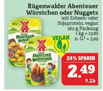 Marktkauf Rügenwalder abenteuer würstchen oder nuggets Angebot