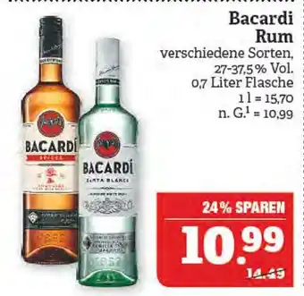 Marktkauf Bacardi rum Angebot