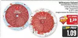 Marktkauf Wiltmann edel salami Angebot