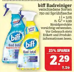 Marktkauf Biff badreiniger Angebot