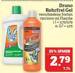 Marktkauf Drano rohrfrei gel Angebot