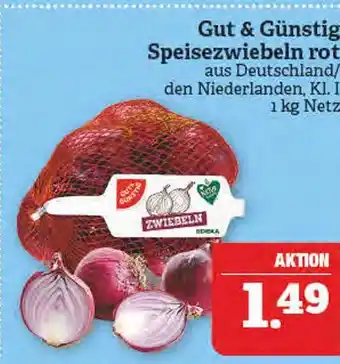 Marktkauf Gut & günstig speisezwiebeln rot Angebot