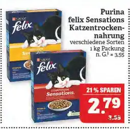 Marktkauf Purina felix sensations katzentrocken-nahrung Angebot