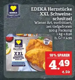 Marktkauf Edeka herzstücke xxl schweineschnitzel Angebot