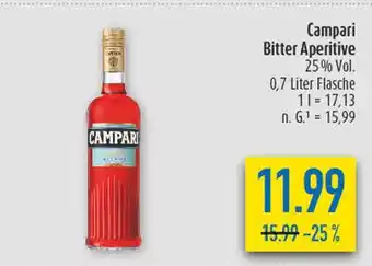 diska Campari bitter aperitive Angebot