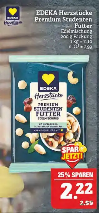 Marktkauf Edeka herzstücke premium studenten futter Angebot